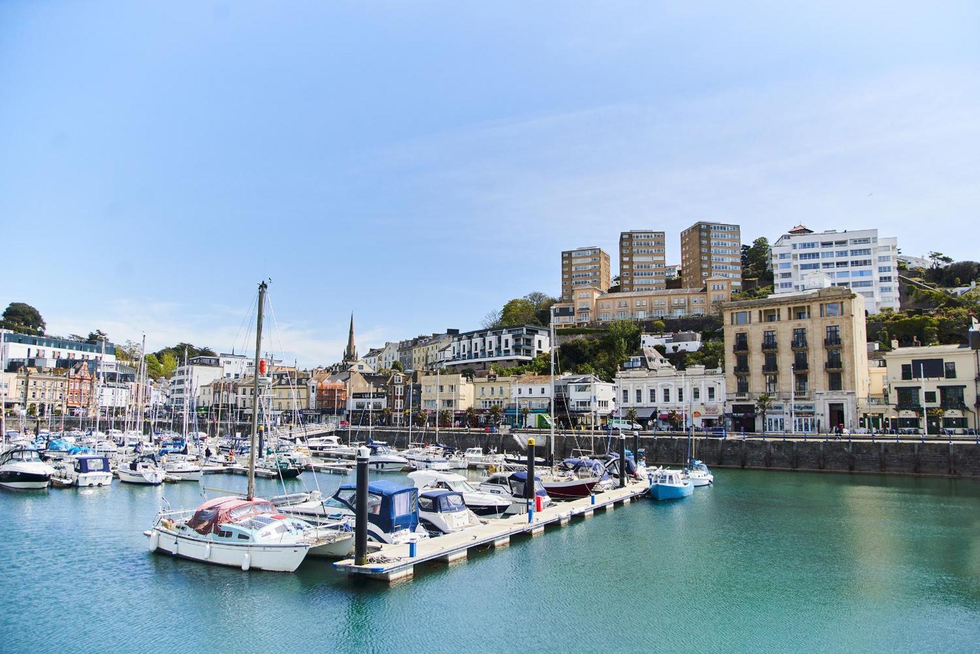 Harbour Breeze - Contemporary Waterside Bolthole On Torquay'S Iconic Marina Leilighet Eksteriør bilde